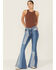 Image #2 - Wrangler X Lainey Wilson Women's High Rise Patchwork Flare Stretch Denim Jeans, , hi-res
