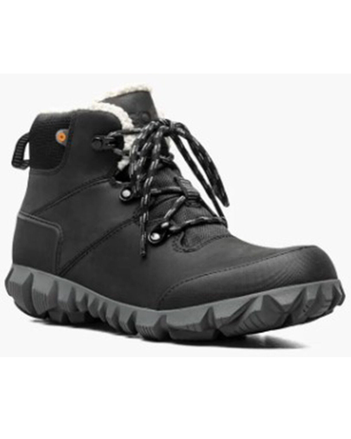 Image #1 - Bogs Women's Arcata Urban Leather Mid Winter Boots - Round Toe, Black, hi-res