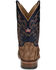Image #5 - Justin Men's Ocean Front Exotic Pirarucu Western Boots - Broad Square Toe, Tan, hi-res