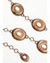 Shyanne Women's Howlite Concho Link Belt, Sage, hi-res