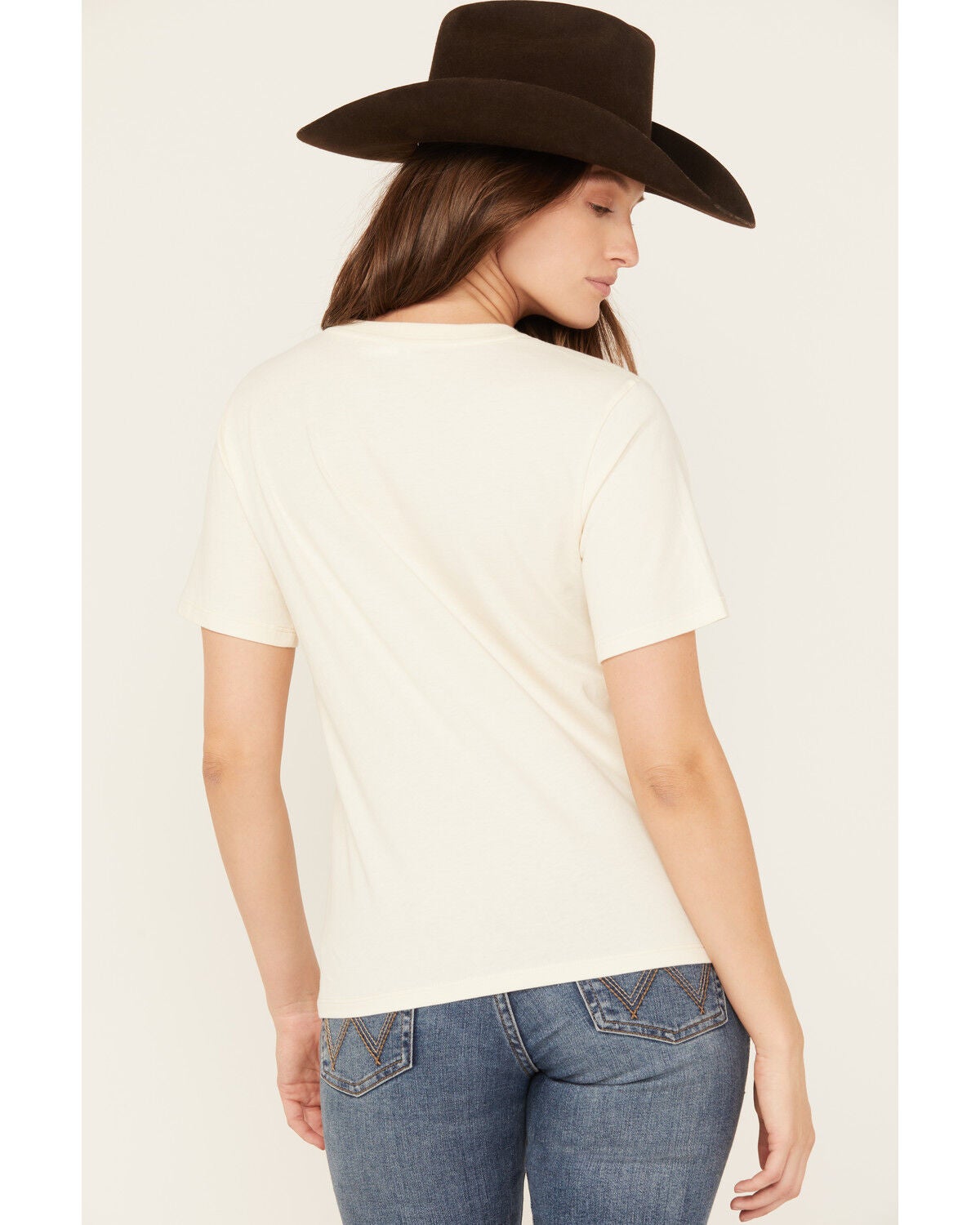 Image #4 - Shyanne Women's Raised On Ropes Short Sleeve Graphic Tee, Cream, hi-res