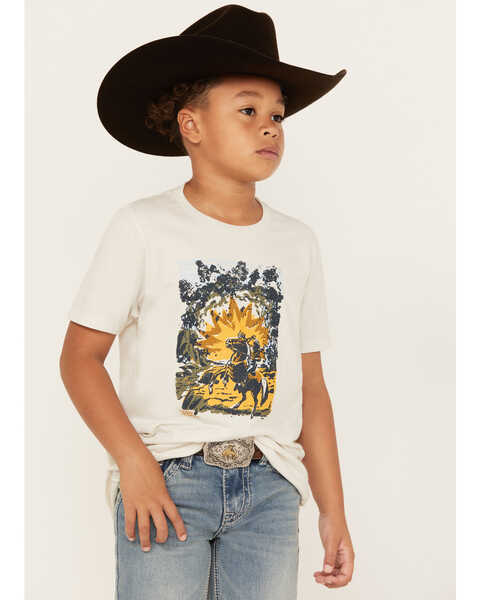 Image #2 - Cody James Boys' Ride On Short Sleeve Graphic Tee, Natural, hi-res