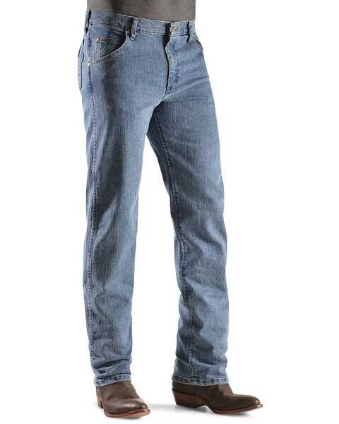 Wrangler Men's Premium Performance Advanced Comfort Stone Beach Jeans - Big & Tall, Light Stone, hi-res