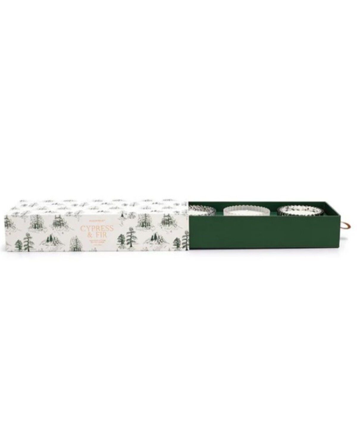 Image #1 - Paddywax 2oz Cypress and Fir Mercury Glass Gift Set - 3 Piece, Multi, hi-res
