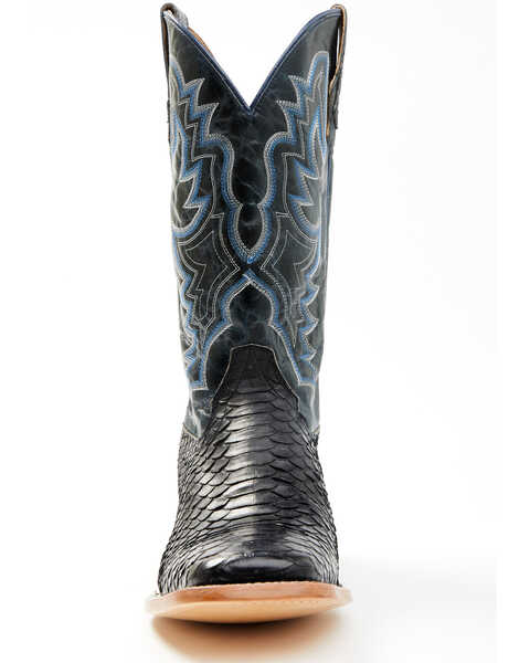 Image #4 - Cody James Men's Exotic Python Western Boots - Broad Square Toe, Black, hi-res
