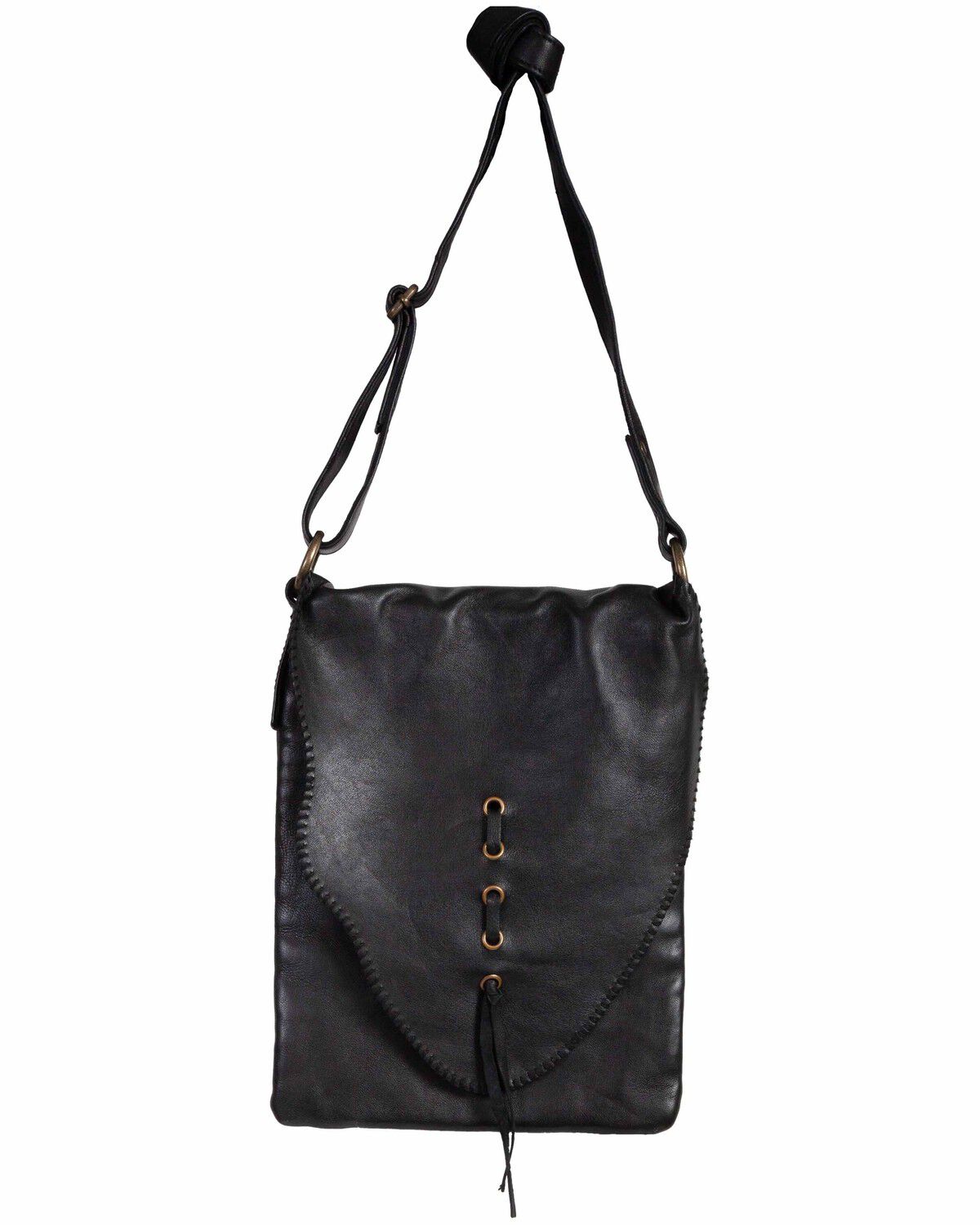 Image #1 - Scully Women's Whip Stitch Handbag, Black, hi-res