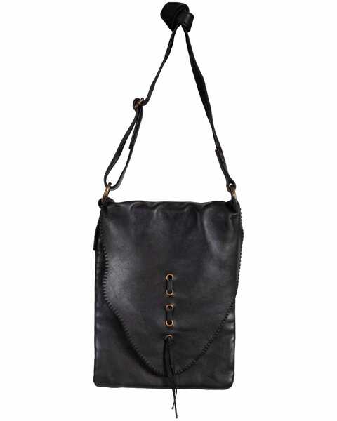 Scully Women's Whip Stitch Handbag , Black, hi-res