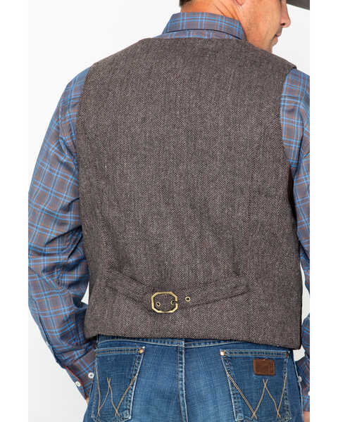 Image #2 - Outback Trading Co. Men's Wynard Button Pocket Vest , Brown, hi-res