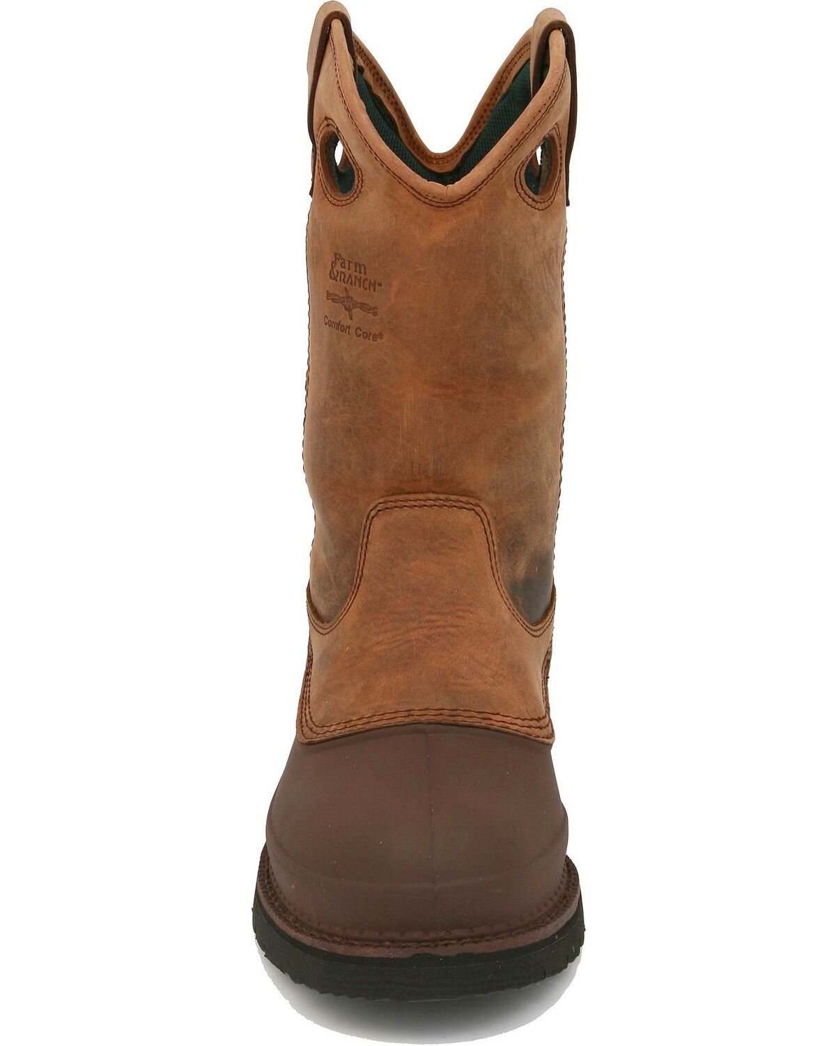 Image #11 - Georgia Boot Men's Mud Dog Pull On Work Boots - Soft Toe, Tan, hi-res