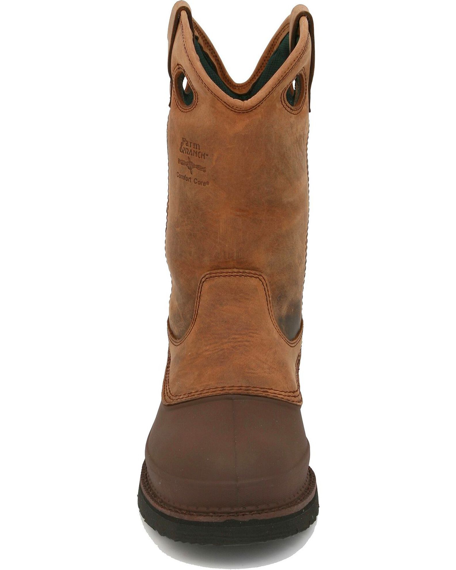 Georgia Boot Men s Mud Dog Pull On Work Boots Round Toe Sheplers