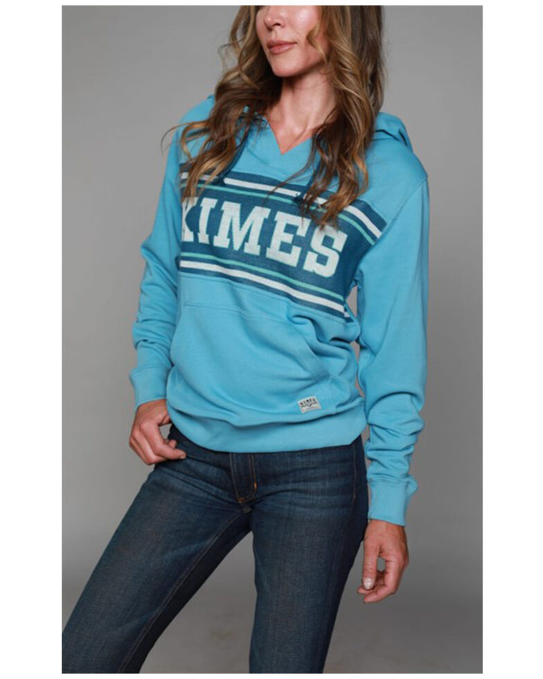 Kimes Ranch Women's North Star Sweatshirt Hoodie, Turquoise, hi-res