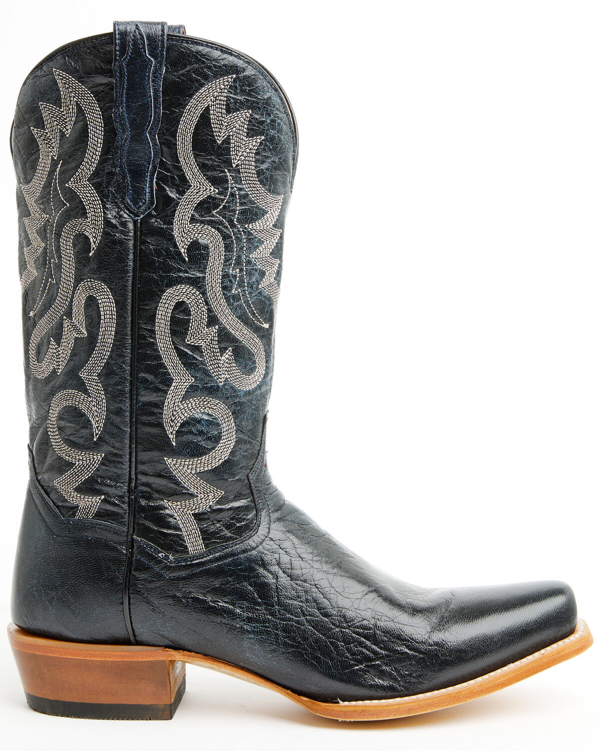 Image #2 - Dan Post Men's Calvin Tall Western Boots - Square Toe, Blue, hi-res