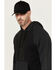 Image #2 - Cody James Men's FR Logo Sleeve Hooded Pullover, Black, hi-res
