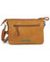 American West Women's Texas Rose Crossbody Bag, Tan, hi-res