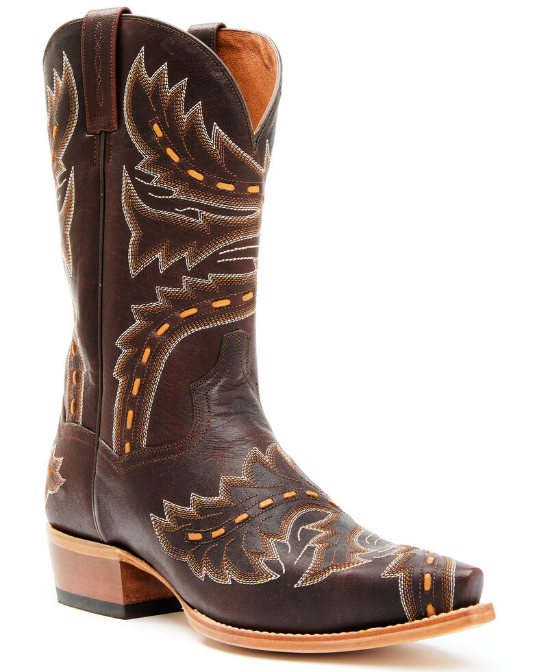 Dan Post Men's Sidewinder Western Boots - Snip Toe, Chocolate, hi-res