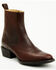 Image #1 - Cody James Men's Larsen Western Ankle Boots - Round Toe, Cognac, hi-res