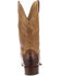 Image #4 - Lucchese Men's Cliff Exotic Western Boots - Square Toe, Dark Brown, hi-res