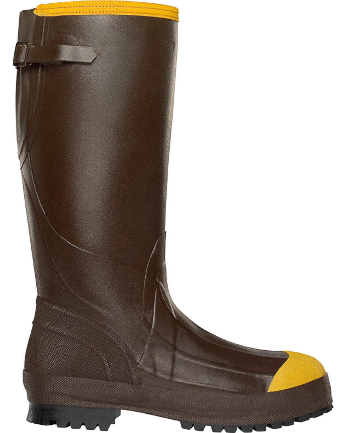 Lacrosse Men's Alpha Aggressive 16" Work Boots - Steel Toe, Brown, hi-res