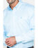 Image #5 - Cinch Men's Striped Print Tencel Long Sleeve Button-Down Western Shirt - Big, Light Blue, hi-res