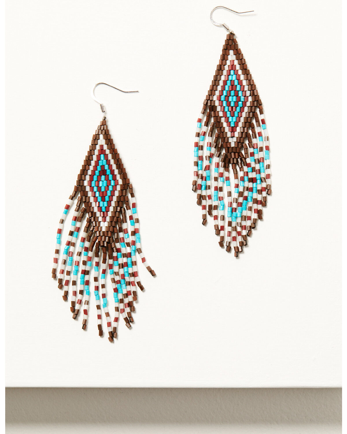 Image #1 - Idyllwind Women's Brookhaven Beaded Earrings, Brandy Brown, hi-res