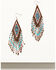 Image #1 - Idyllwind Women's Brookhaven Beaded Earrings, Brandy Brown, hi-res