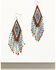 Image #1 - Idyllwind Women's Brookhaven Beaded Earrings , Brandy Brown, hi-res