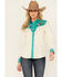 Image #1 - Panhandle Women's Coyote Retro Long Sleeve Snap Western Shirt , Cream, hi-res