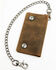 Image #1 - Brothers and Sons Men's Chain Wallet, Brown, hi-res