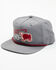 Image #1 - Lazy J Ranch Wear Men's Premium Rope Trucker Cap, Grey, hi-res
