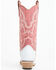 Image #5 - Corral Women's Wingtip Overlay Western Boots - Snip Toe , Pink, hi-res