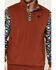Image #3 - RANK 45® Men's Baygen Colorblock Pullover, Dark Orange, hi-res
