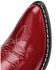 Old West Girls' Leather Western Boots - Pointed Toe, Red, hi-res