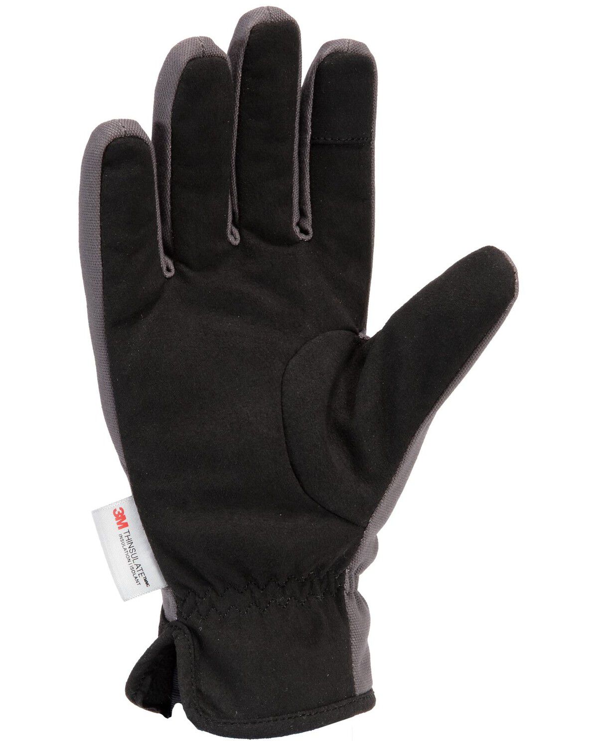 Image #2 - Carhartt Rugged Flex&reg; Insulated Open Cuff Gloves, Dark Grey, hi-res