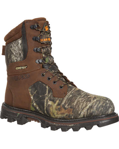 Image #1 - Rocky Men's BearClaw 3d Gore-Tex Waterproof Insulated Hunting Boots, Mossy Oak, hi-res