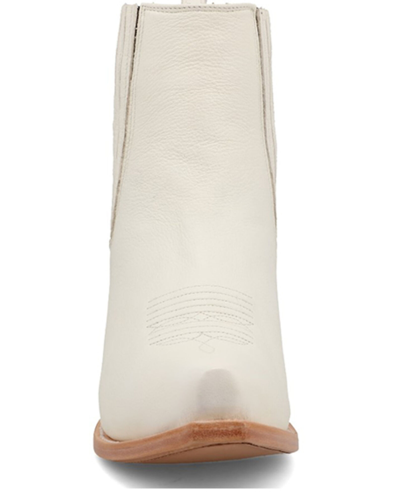 Image #4 - Black Star Women's Lillian Western Booties - Snip Toe, White, hi-res
