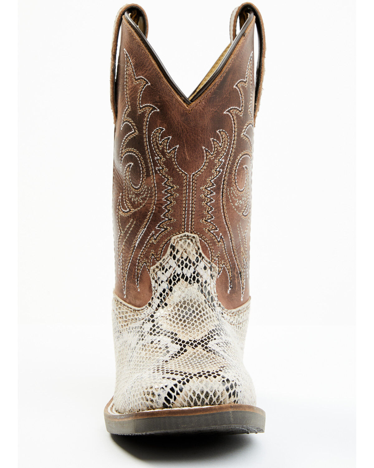 Image #4 - Cody James Youth Boys' Python Print Western Boots - Broad Square Toe, Python, hi-res