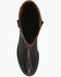 Image #6 - Frye Women's Melissa Button Tall Inside Zip Fashion Boots - Round Toe, Dark Brown, hi-res