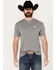 NRA Men's Faith Snake Short Sleeve Graphic T-Shirt, Grey, hi-res