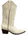 Image #2 - Planet Cowboy Women's Psychedelic Co-Co Nuts Leather Western Boot - Snip Toe, Cream/brown, hi-res