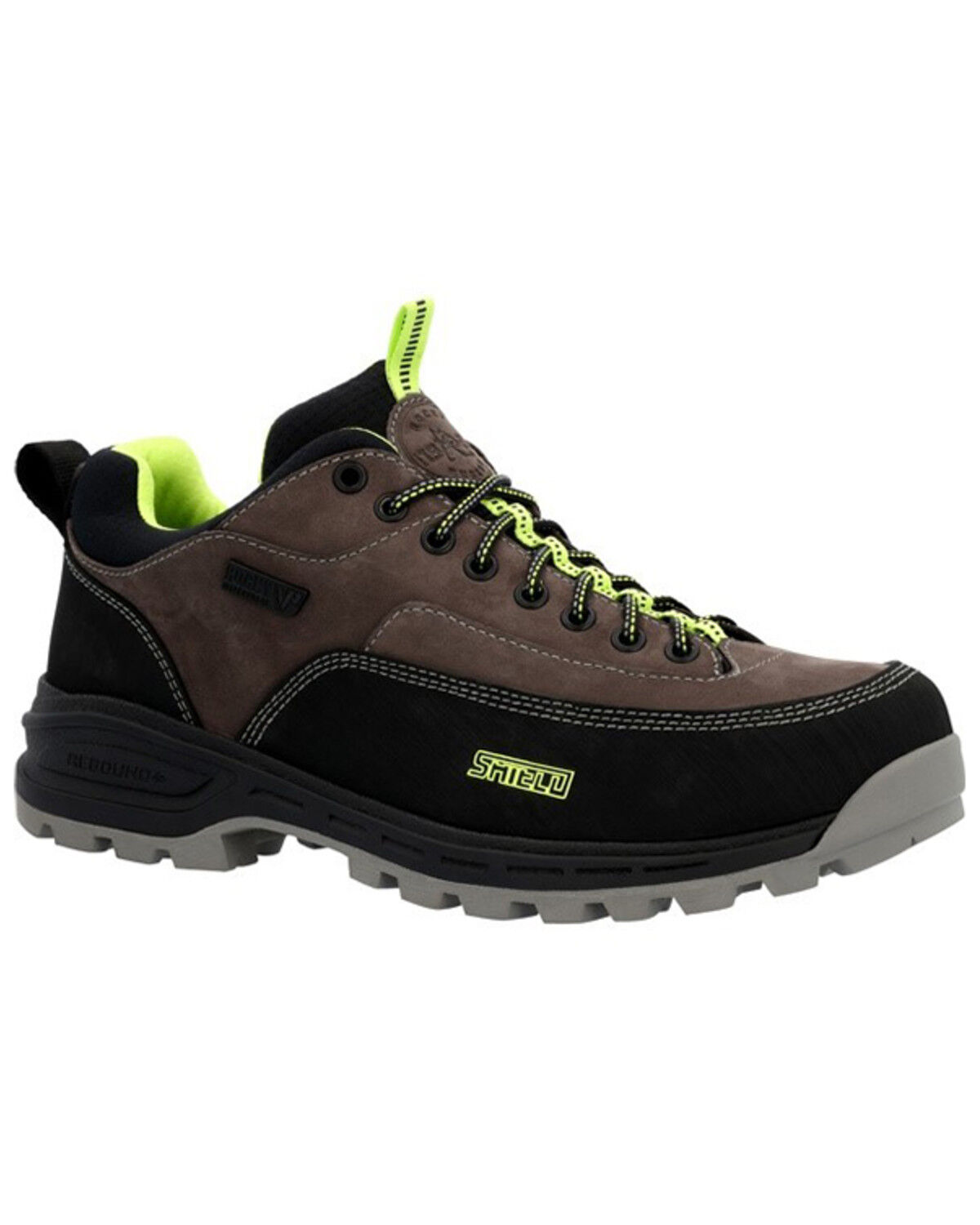 Image #1 - Rocky Men's Mountain Stalker Pro Waterproof Lace-Up Hiking Work Oxford Shoe - Round Toe, , hi-res