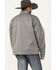 Image #4 - Cinch Men's Textured Concealed Carry Softshell Jacket, Grey, hi-res