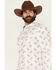 Image #2 - Moonshine Spirit Men's In the Light Floral Print Long Sleeve Snap Western Shirt, Cream, hi-res