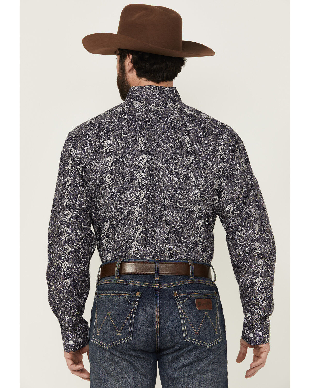 Image #4 - Cinch Men's Paisley Print Long Sleeve Button-Down Western Shirt - Big, Multi, hi-res