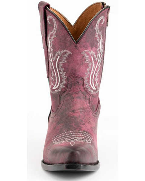 Image #3 - Ferrini Women's Molly Western Boots - Snip Toe , Purple, hi-res