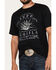 Image #3 - Cowboy Hardware Men's El Jefe Tequila Graphic T-Shirt , Black, hi-res