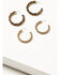 Image #1 - Shyanne Women's Summer Moon Antique Hoop Earring Set, Gold, hi-res