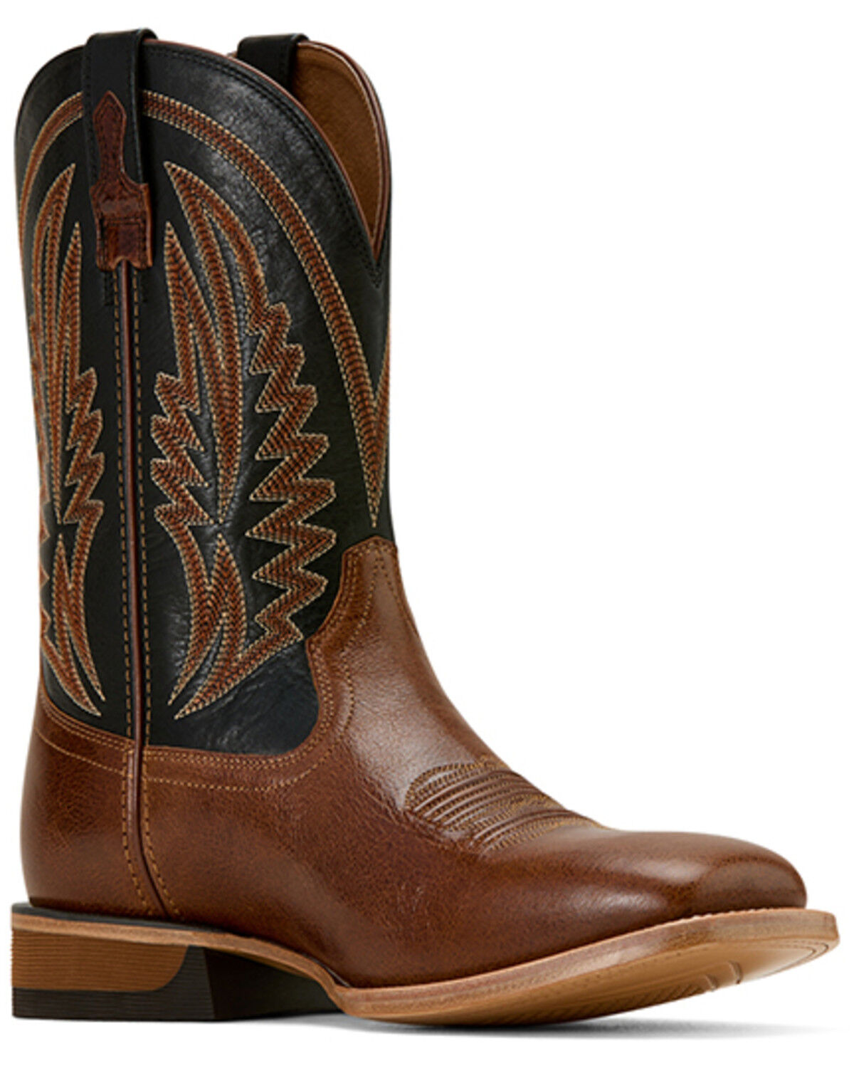 Image #1 - Ariat Men's Sidewinder Western Boots - Broad Square Toe, Black, hi-res
