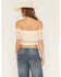 Image #4 - Shyanne Women's Loxley Cropped Lace Top, Natural, hi-res