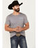 Image #2 - Pendleton Men's Saltillo Sunset Bison Short Sleeve Graphic T-Shirt , Grey, hi-res