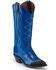 Image #1 - Tony Lama Women's Emilia Western Boots - Snip Toe, Blue, hi-res